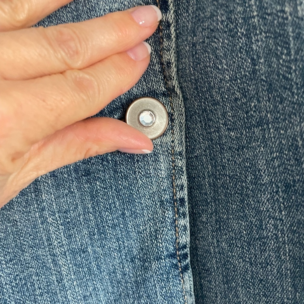 St. John’s Bay Denim Blue Women's Jacket in size large - Picture 5 of 15